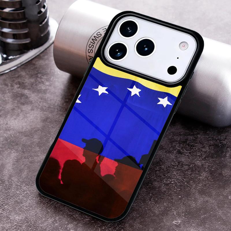 Venezuela Flag Phone Case For iPhone 17,16e,15,14,13,12,11,Mini,Pro,MAX Soft Silicone Cover