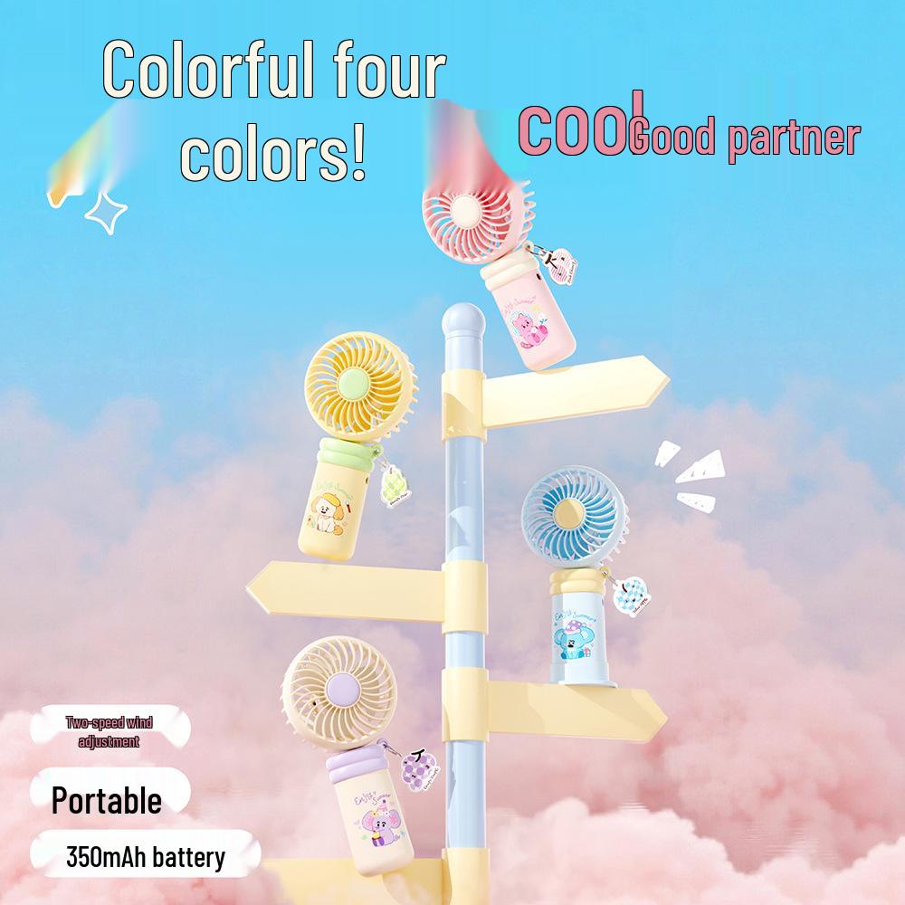 

Portable Cartoon USB Mini Fan - Rechargeable & Outdoor-Ready Factory/Wholesale/Export