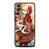 Cock Rooster Chicken Phone Case For Samsung Galaxy S26 Ultra S25 Plus S24 FE S23 S22 5G S21 S20 Cover Black Soft