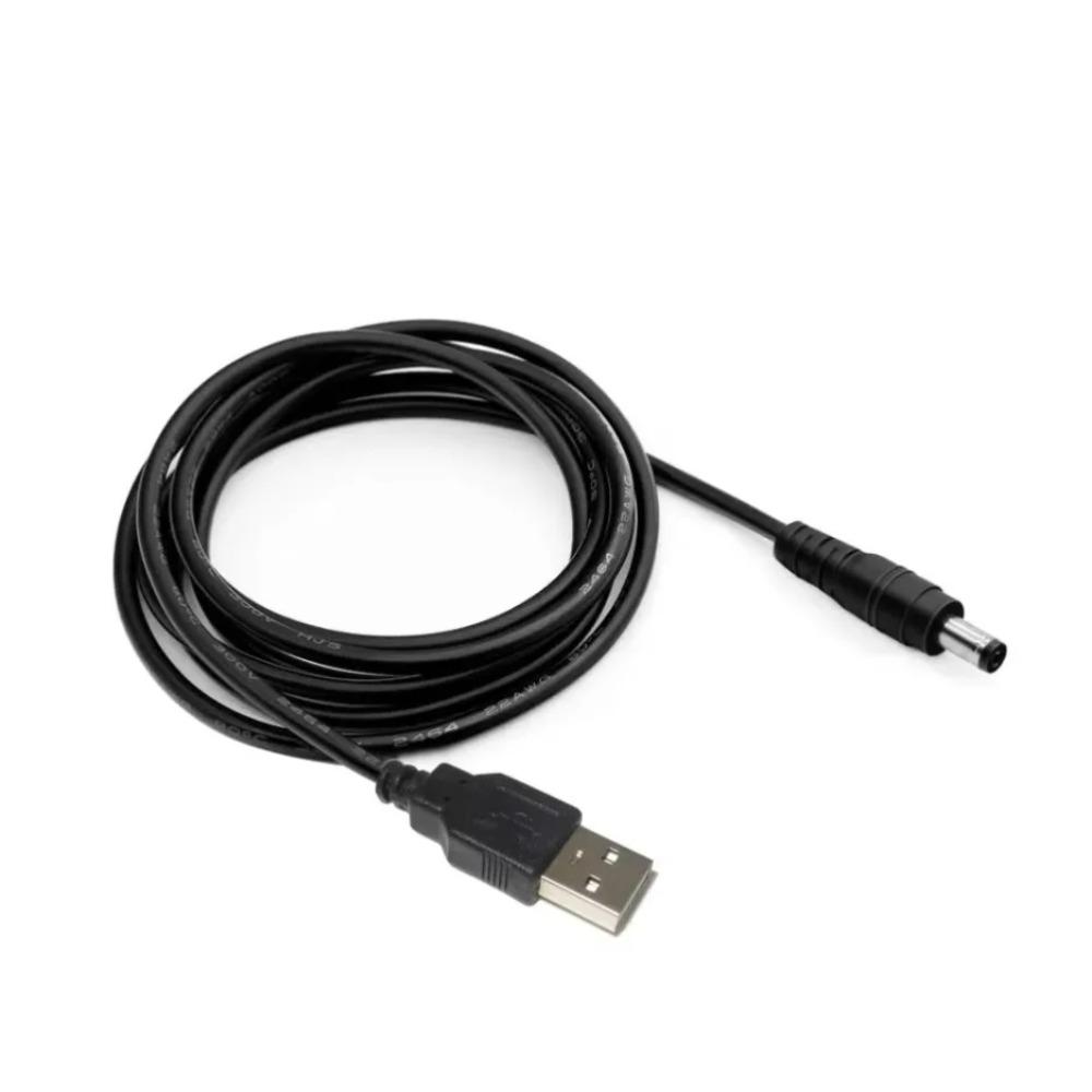 8 In 1 DC Power Supply Cable USB To 5.5x2.1mm Jack Multi Size Connector Tips 5V Charging Cord For CCTV Camera TV Box Home Electronic Equipment
