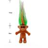 1/4PCS 8cm Mini Retro Lucky Troll Figurines Colorful Hair 80s 90s Anime Collectible Set Funny Family Character Models Gifts Toys