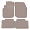 Beige Velour Floor Mats For: Nissan Primera P10 Station Wagon, Liftback, Sedan (1990-1998)