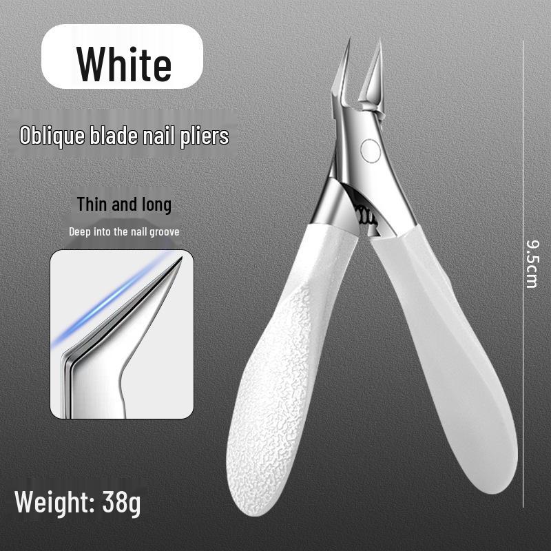Slanted Tip Stainless Steel Toenail Nippers & Clippers for Ingrown Nails and Dead Skin