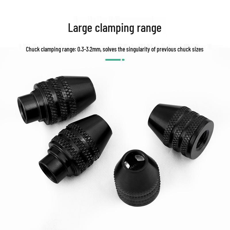 Mini Electric Grinder Flexible Shaft with 3-Claw Drill Chuck (0.3-3.2mm)