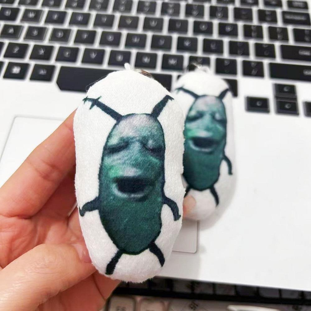 

Плюшевый пищащий кулон Виджет Проклятый Планктон Голосовой кулон Новый брелок Дети 8cm