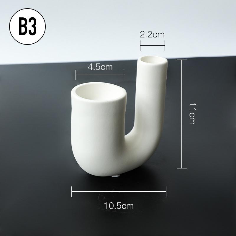 Luxury Electroplating Silver Candlestick Holder Modern Living Room Office Art Decoration Creative Ceramic Cylinder Candle Holder