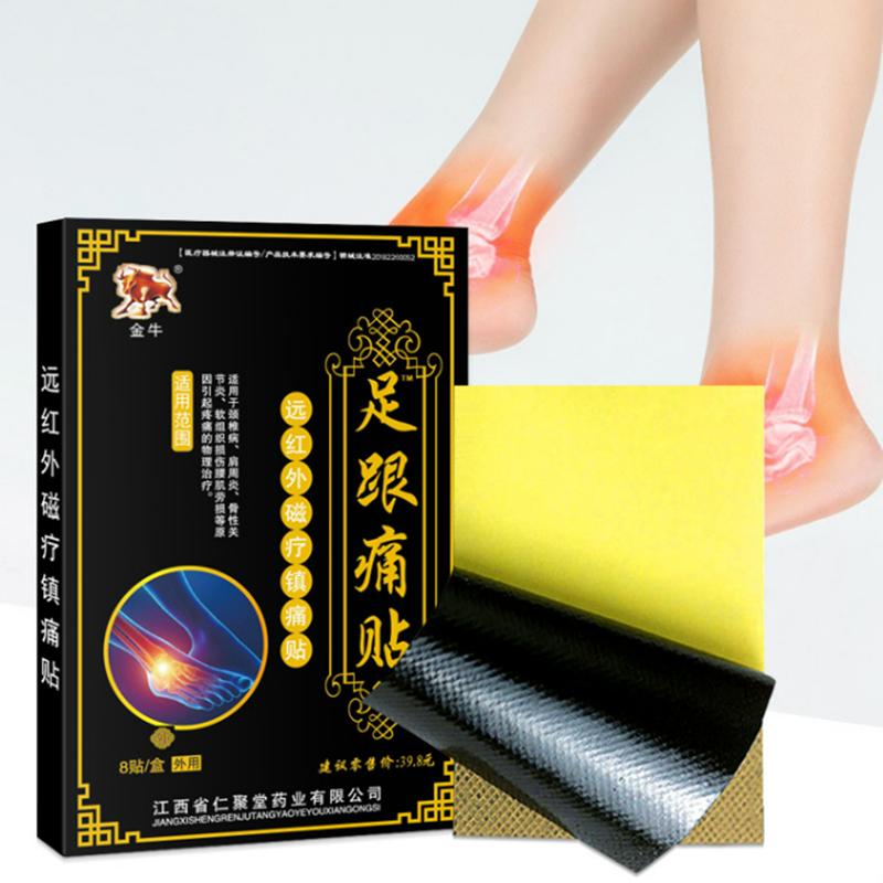 Náplast na bolest paty pro rychlou úlevu od bolesti na chodidlech Náplasti pro péči o kotník