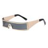 European and American one-piece sunglasses narrow frame outdoor glasses fashion design integrated future technology sunglasses