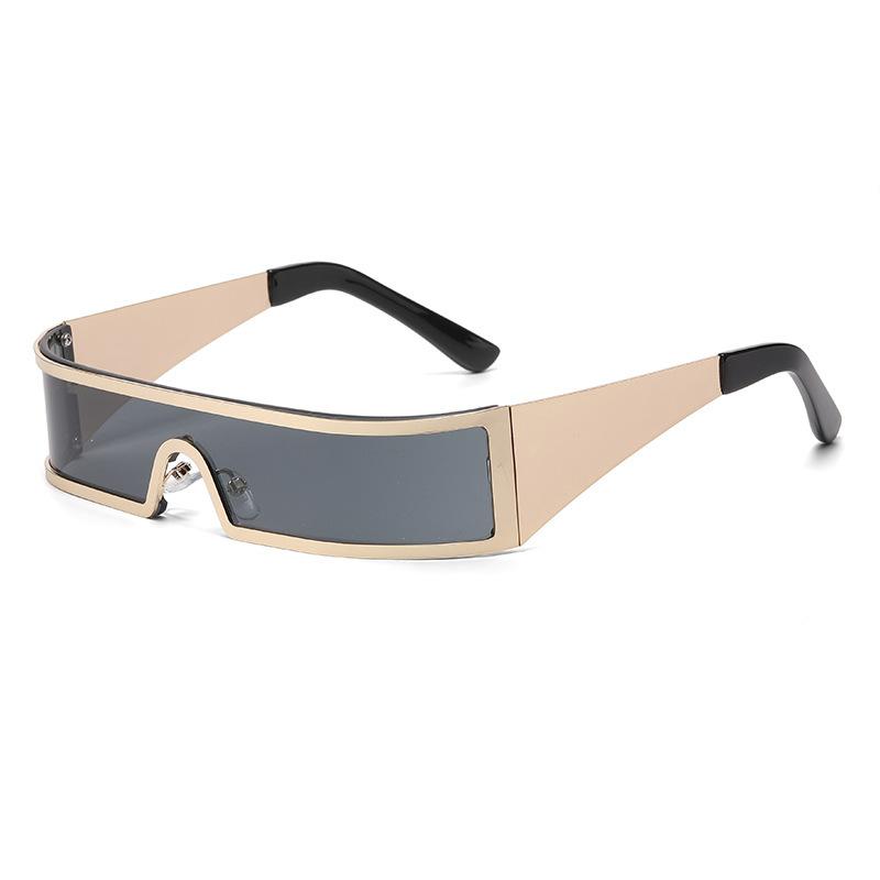 European and American one-piece sunglasses narrow frame outdoor glasses fashion design integrated future technology sunglasses