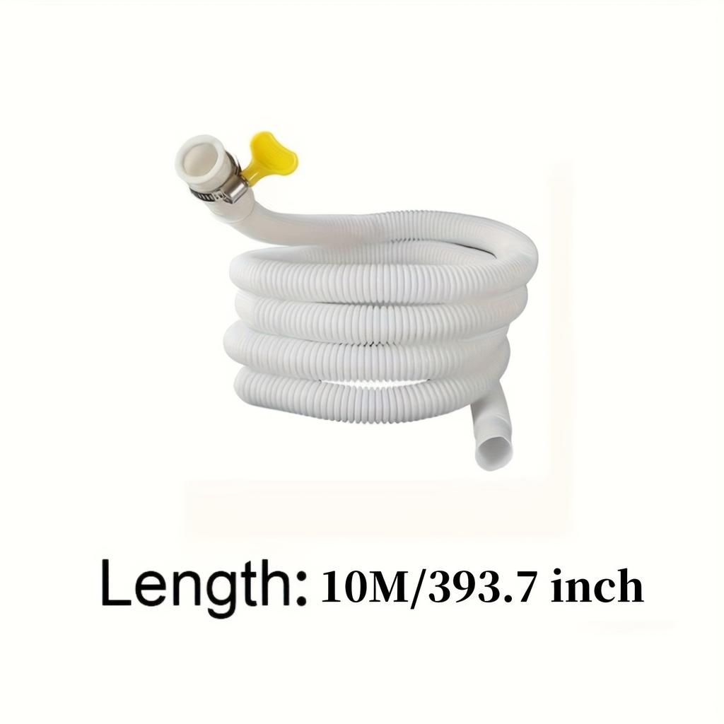 Multifunktionellt förlängningsrör för kran med klämma, Enkel installation, Sammanlåsande huvud- och svansdesign, Plastmaterial för trädgård, badrum, kök