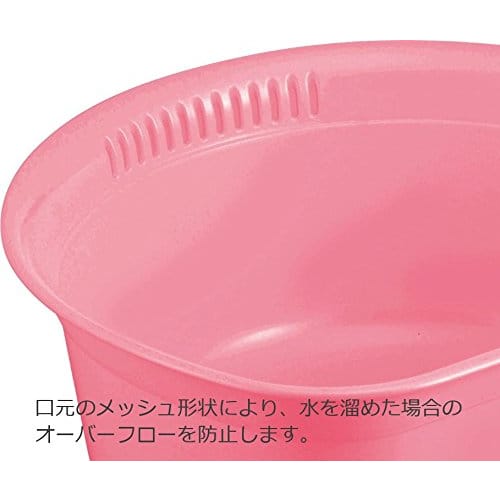 Risu Washtub "Stain-resistant and antibacterial bathroom product" Home & Home Round Washtub Pearl White