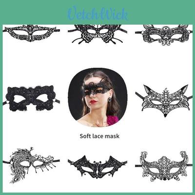 Mysterious Angel Lace Eye Mask Sexy Cosplay Costume For Christmas Party