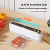 Mașină portabilă de sigilat prin vacuum, Sigilator de pungi alimentare USB cu tăietor și bază magnetică, Mașină de sigilat rapidă pentru gustări Sous Vide