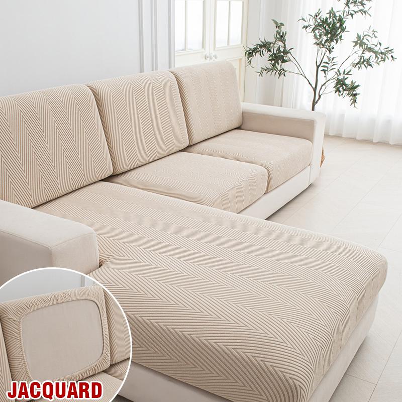 Sofa Seat Cushion Covers Individually Soft Washable Sofa Slipcovers Couch Sofa Covers Withastic Bands Pet Friendly