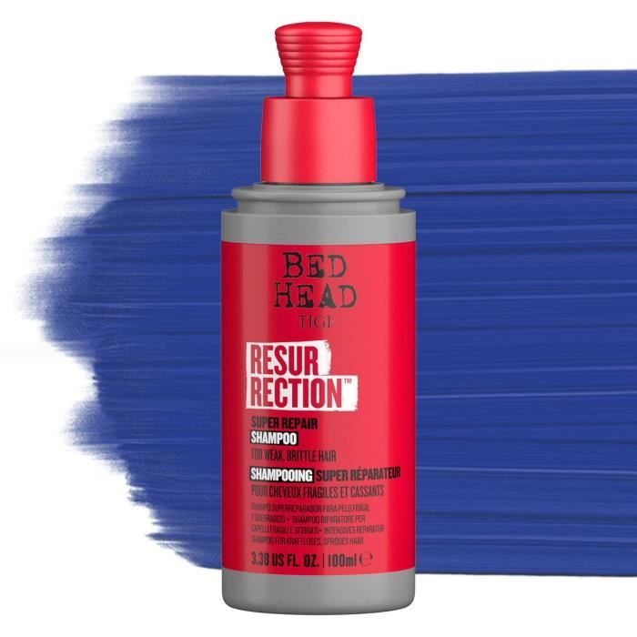 Bed Head by TIGI Resurrection Repair Shampoo for Weak, Brittle Hair, 100 Ml