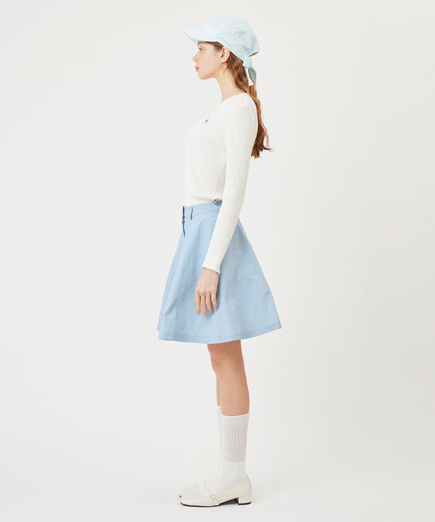 A Ben A-Line Midi Skirt Sky Blue