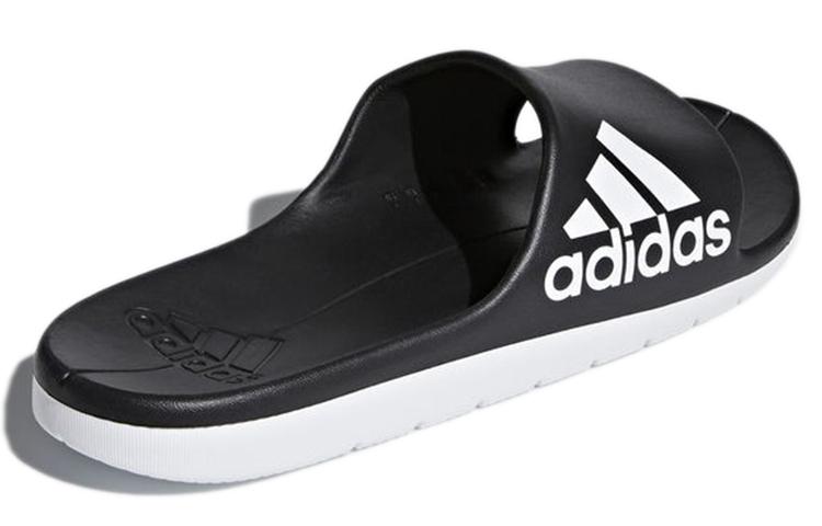 Adidas Aqualette Cloudfoam Slippers 'Black White' CM7928
