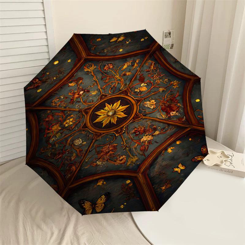 

1PC Ceiling Art Butterfly Umbrella-8-Rib Reinforced Portable Folding Travel Suitable for All Seasons Outdoor Daily Use-G332