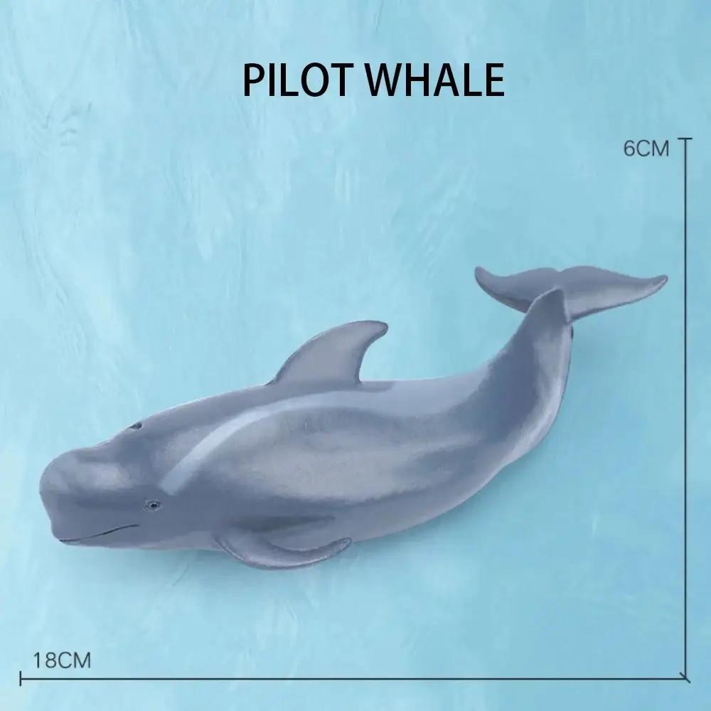 Gift Marine Animals Simulation Sea Life Shark Cachalot Animal Model Whale Figurines Dolphin Hammerhead PVC Ocean Action Figures