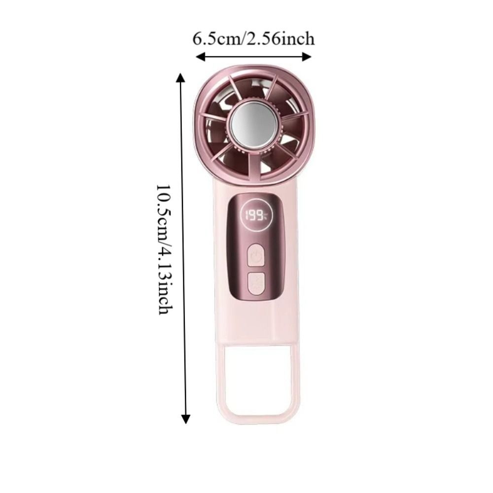 199 Speeds TEC Cooling Handheld Fan USB Charging High-speed Rechargeable Mini Fan Long Battery Life Quiet Portable Handheld Fan