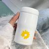 Stainless Steel Insulated Water Bottle Women Men Students Trendy Minimalist Cute Forest Style Thermos Cup With Temperature