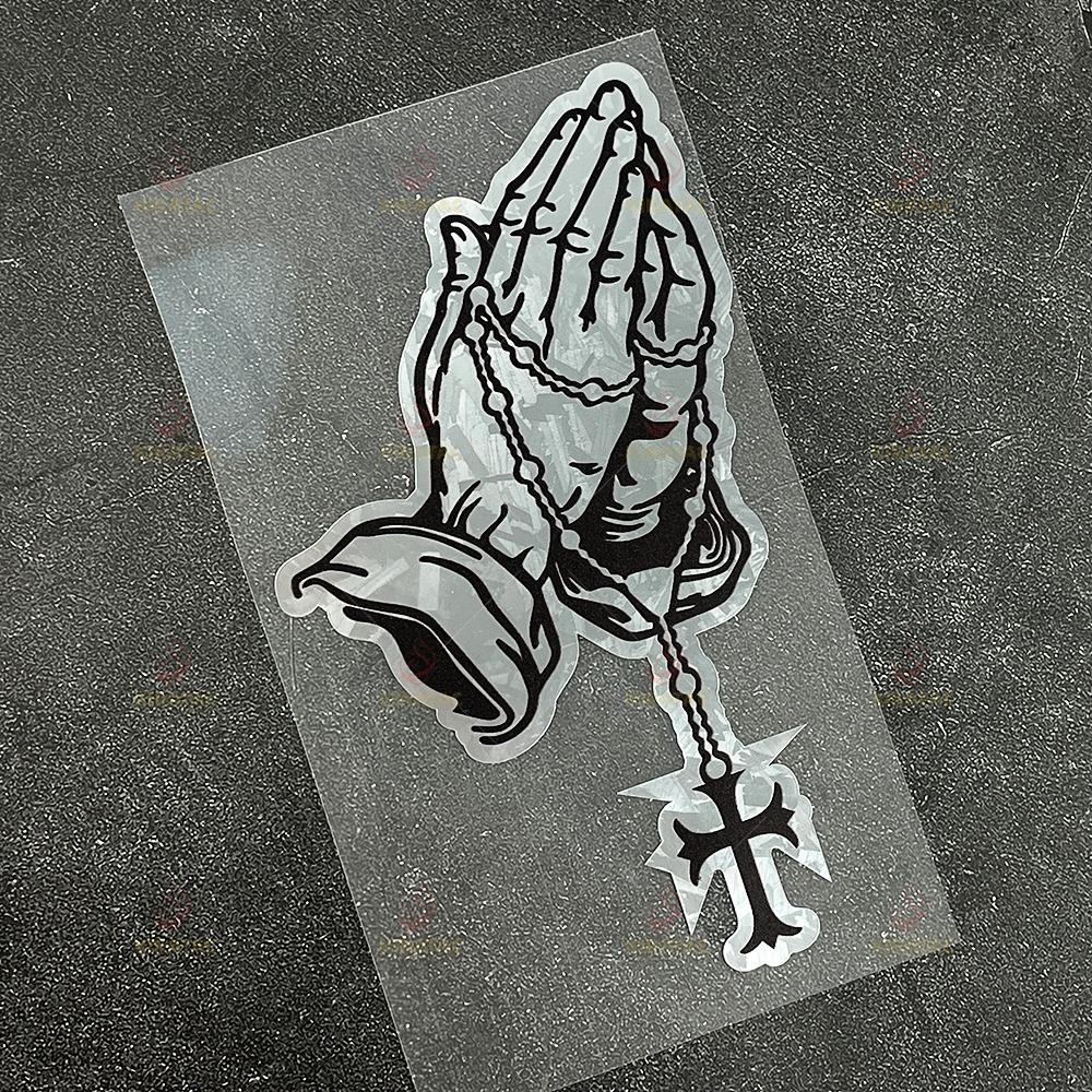 1pc Praying Multiple Colors Motocycle Stickers Waterproof for Fairing Fender Car Windows Body Scooter Universal Vinyl Decals