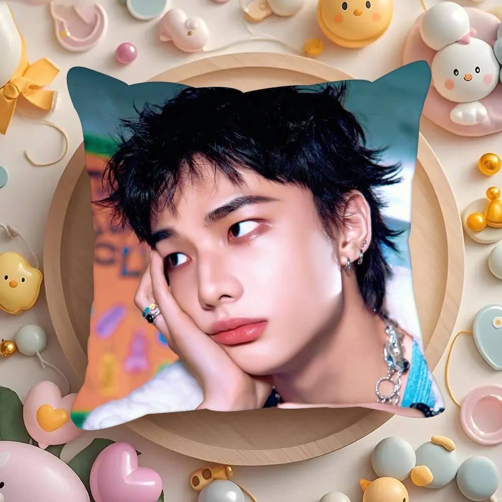 Pillowcases cushion covers living room sofas home decor gifts Singer pop H-hwang Korean idols Hyun-Jin