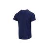 Adidas Run It Tee With Letter Logo Print Short Sleeve Casual Round Neck T-Shirt Men Tops Dark-Blue HM8446