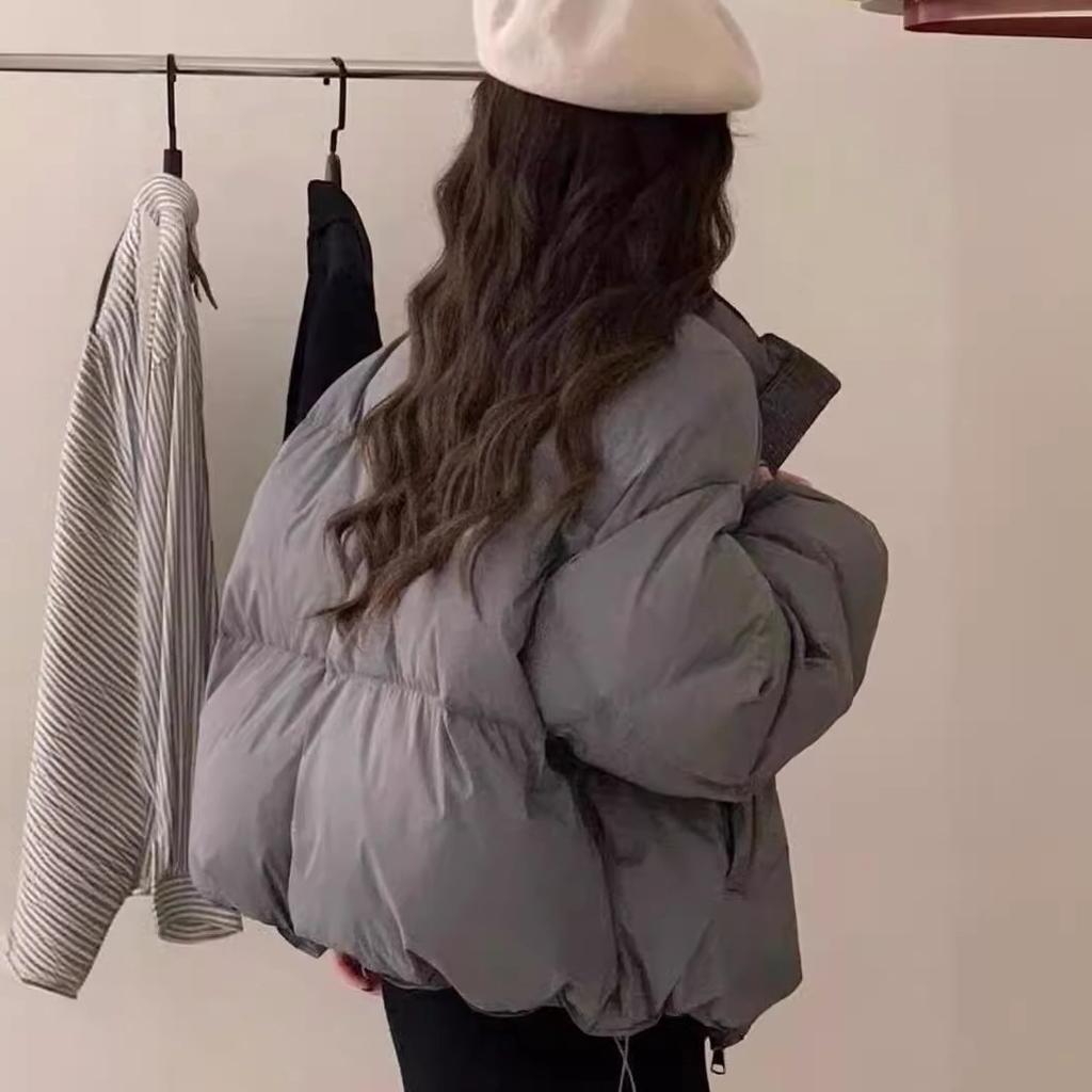 Damenjacke Winterkragen Kurze Baumwollmäntel Bequeme und jugendliche weibliche verdickte Baumwolljacke Oberbekleidung