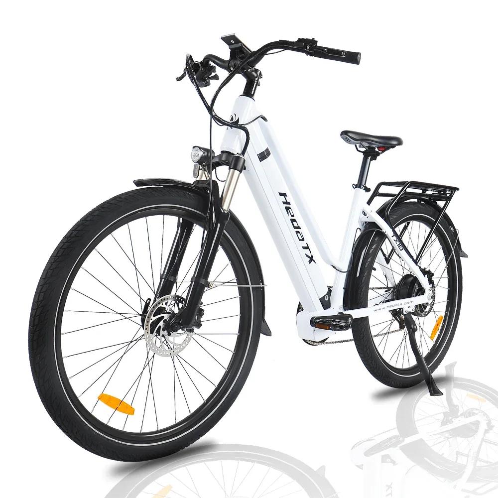 Elektrikli Bisiklet 750W Motor 48v15.6a Lityum Pil Değişken Hızlı Elektrikli Bisiklet Yetişkin 27.5 İnç Lastik Şehir Yol Ebike