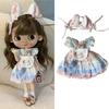 For Blythe Doll Winter Flower Coat Outfit Clothing Princess Dress Skirt Lace Maid Fastfood M Clothes OB24 OB22 1/6 Accessories