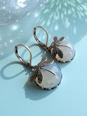 1 Pair Vintage Dragonfly Earrings Elegant Jewelry Style for Men, Worn Daily As Bohemian Jewelry Accessories for Parties Festive Occasions