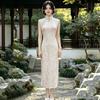 Sleeveless national style new Chinese daily Suzhou long cheongsam improved young 1011 new women's high sense