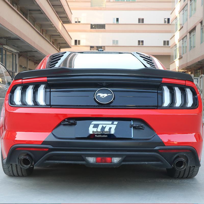 Compatible Mustang Trunk Lid Spoiler for 2015-2022 Ford Mustang - Easy Installation & Modification.