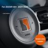 For ZEEKR 001 009 ZEEKR 7x 2024 2025 Super Suede Steering Wheel Decorative Horn Decal Sticker Car Interiors Accessories