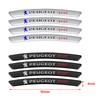 4 szt./zestaw Aluminiowe Felgi Kół Samochodowych Naklejki Wyścigowe Emblemat Dekoracja Samochodu Do Peugeot 308 307 206 208 207 508 2008 5008 407 3008