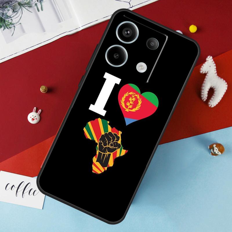 Eritrea Flag Case For Xiaomi Redmi 12 13C 12C 10C 9C Redmi Note 13 9 10 11 12 Pro 9S 10S 11S 12S Cover