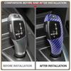 Gear Shift Knob Cover Gear Sticker Protective Cap For BMW 2 3 4 5 6 Series X3 X4 X5 X6 F30 F22 F34 F35 F15 F25 LHD