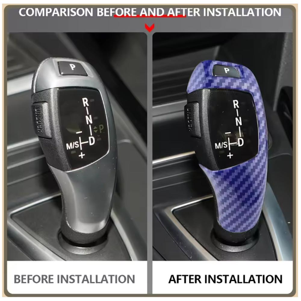 Gear Shift Knob Cover Gear Sticker Protective Cap For BMW 2 3 4 5 6 Series X3 X4 X5 X6 F30 F22 F34 F35 F15 F25 LHD