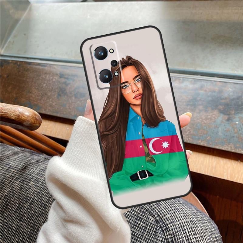 

Azerbaijan Flag Girl Case For Realme 12 Pro Plus 11 13 14 C63 C61 C55 C51 C53 C25 C65 C67 C71 C75 GT6 GT7 15 Pro Realme 10 Pro Plus