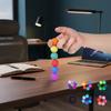 6pcs  Silicone Magnetic Ball Stress Relief Toy Finger Stress Relief Educational Toy Novelty Magnetic Fidget Roller