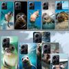 Seal Alert Phone Case For Redmi Note 14 15 Pro 5G 13 12 Pro Plus 11 11T 11E 11S 10 Pro 10S 9 9S Cover Cell Clear TPU Capa Compat