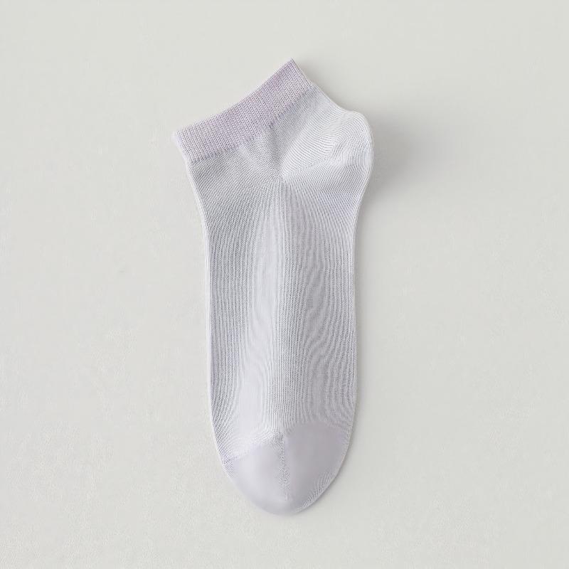 

White Children s Summer Short Socks Made of Pure Cotton, Without Bones. Summer Odor-proof Socks, Antibacterial and Breathable Cotton Socks, Boat . 1 pair світло-фіолетового кольору