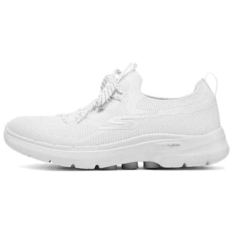 (WMNS) Skechers Go Walk Radiant Summer White Silver Women s 124620-WSL EU 35