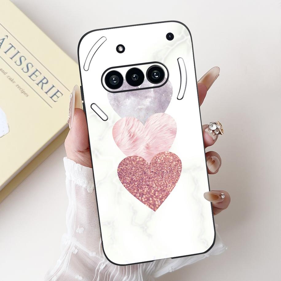 Para Funda Nothing Phone 3A A059 Lindo Dibujo Animado Panda Astronauta Silicona Suave Negro Mate Cubierta Para Nothing Phone3a Pro A059P Fundas