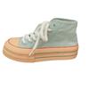 Autumn mid-top platform student canvas shoes women's dopamine board shoes sports and leisure women's shoes