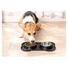Stainless Steel Pet Dog Feeder Silicone Anti-spill Cats Dog Double Bowl Pet Feeding Drinking Water Bowls Dog Food Dispenser