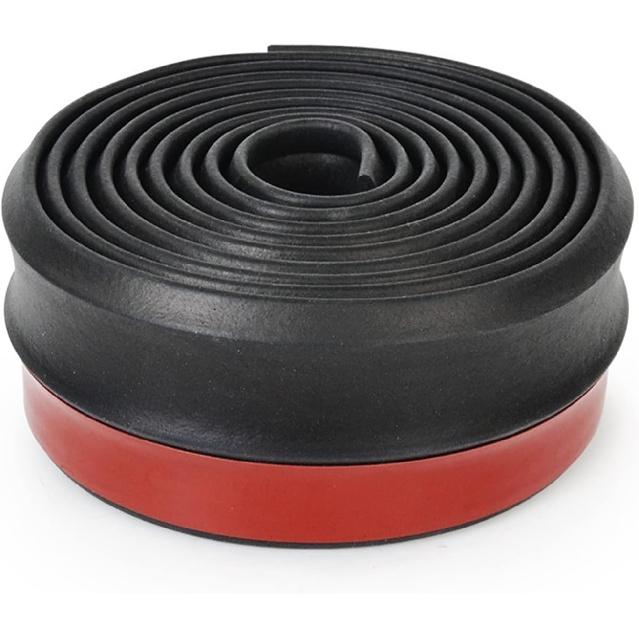 8.2FT Bumper Lip Stickers - 2.5M Car Front Bumper Lip Rubber Protectors - 60mm Width Strip
