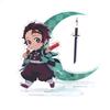 Anime Demon Slayer Agatsuma Zenitsu Kimetsu No Yaiba Acrylic Stand Figurines Model Toys GK Ornaments Decor