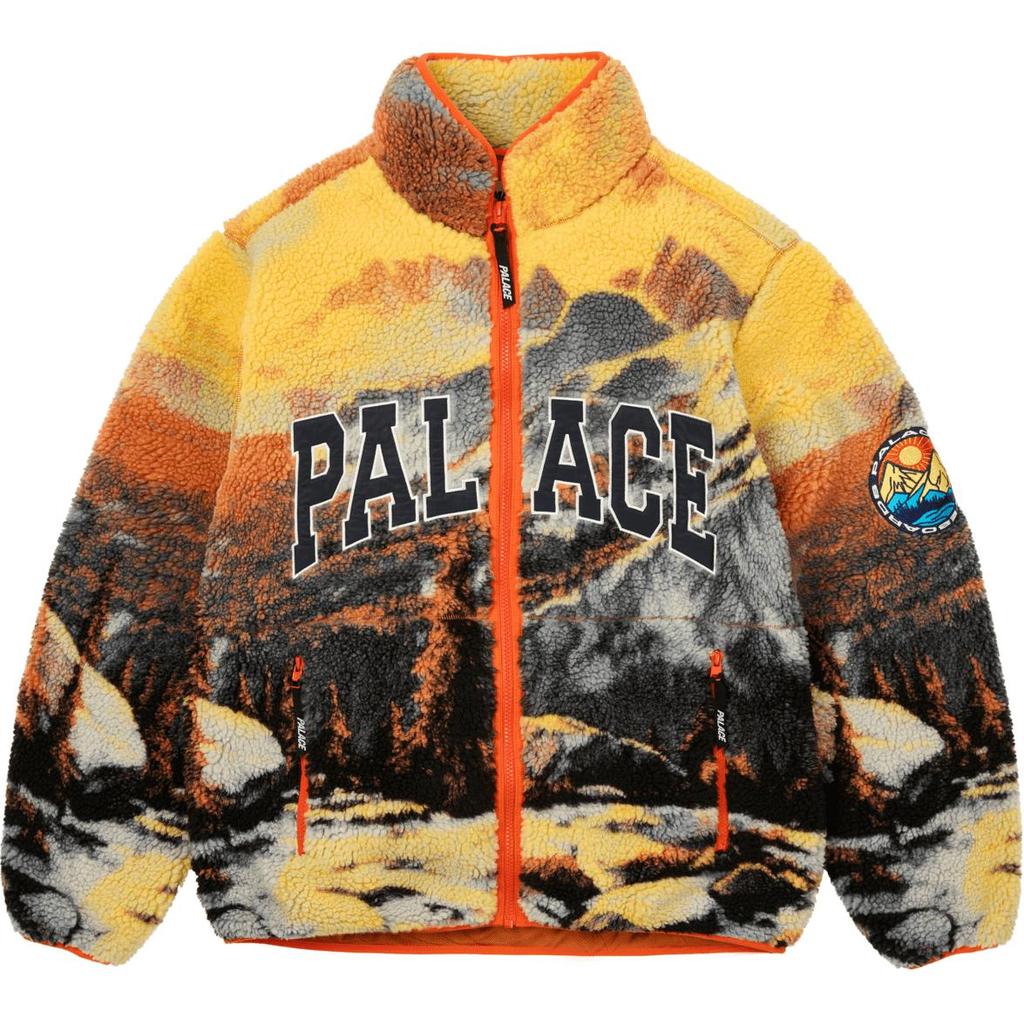 Palace Appalachian Funnel Fleece Palaska Orange Unisex Outerwear P27JK117